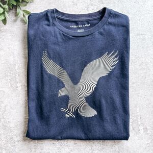 American Eagle Navy Short Sleeve Graphic Tee Size XS